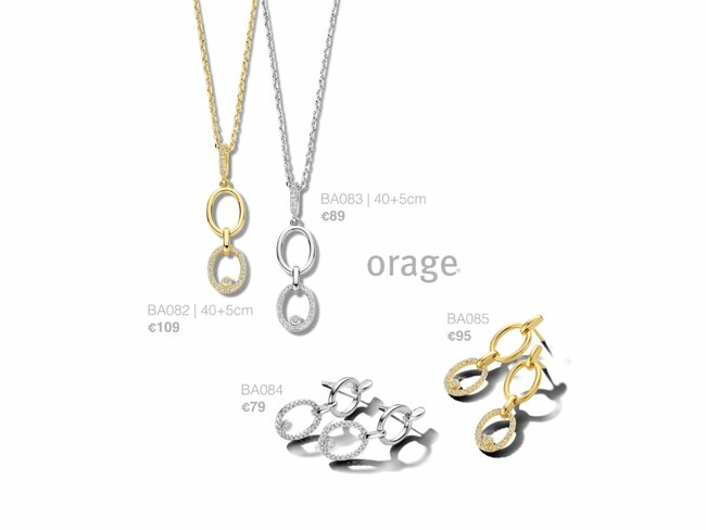 Orage | Collier | Argent | Oxyde de Zirconium | BA0183