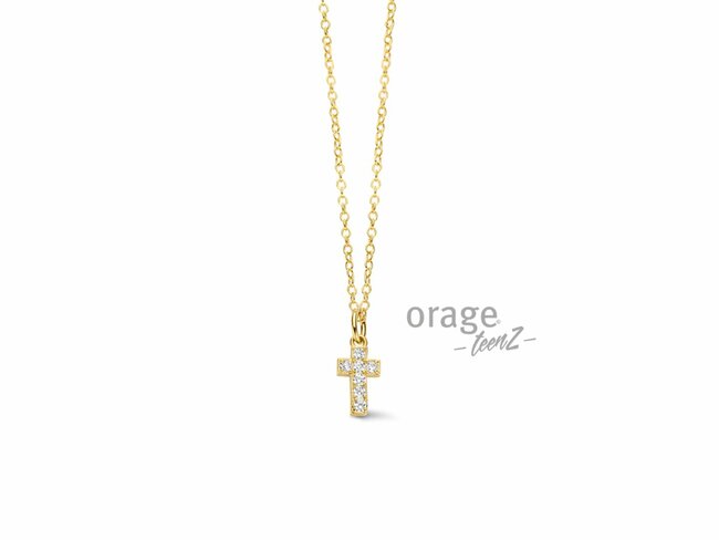 Orage Kids | Collier | Plaqué Or | Oxyde de Zirconium | T509