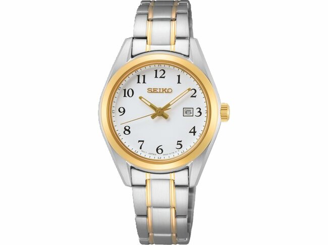 Seiko | Femme | Quartz | Acier Inoxydable | Bicolore | SUR466P1