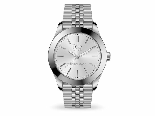 Ice-Watch | Homme | Quartz | Ice Steel | Solar | Silver | Médium | 023797