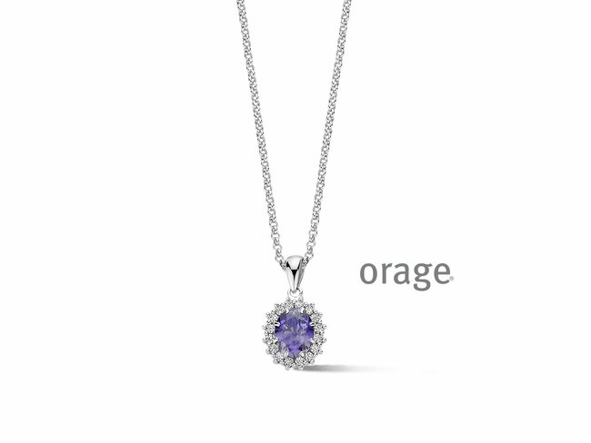 Orage | Collier | Argent | Oxyde de Zirconium | BA066