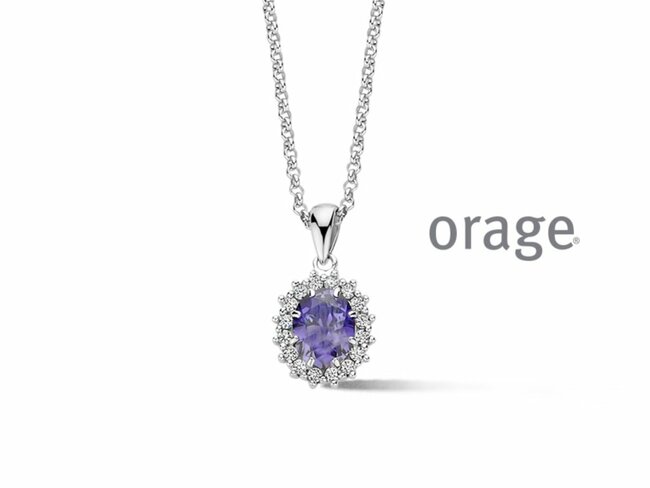 Orage | Collier | Argent | Oxyde de Zirconium | BA066