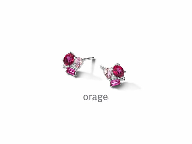 Orage | Boucles d'Oreilles | Argent | Oxyde de Zirconium | BA039