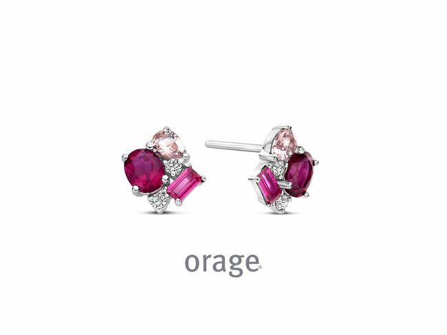 Orage | Boucles d'Oreilles | Argent | Oxyde de Zirconium | BA039