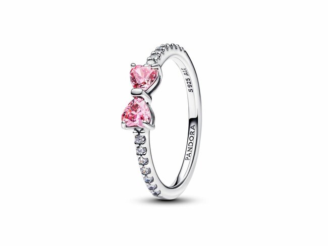 Pandora | Bague | Noeud Rose Scintillant | 193510C01