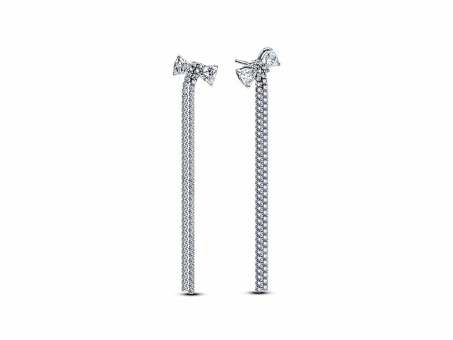 Pandora | Boucles d'Oreilles | Noeud Pavé | 293544C01