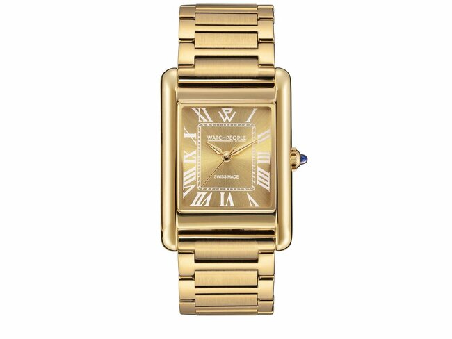 Watch People | Femme | Quartz | WP6 | Acier Inoxydable | Doré | Gold | 27x38 | 700709