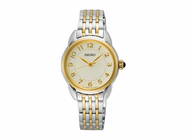 Seiko | Femme | Quartz | Acier Inoxydable | Bicolore | 29mm | SUR562P1