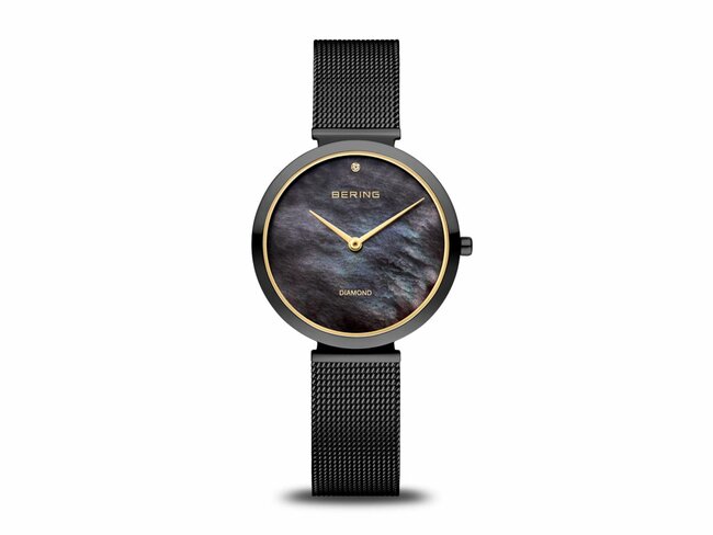 Bering | Femme | Quartz | Classic | Milanais Noir | ø32mm | 18132-132