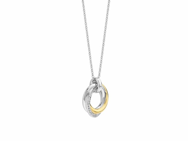 Ti Sento | Collier | Argent Bicolore | Oxyde de Zirconium | 34055ZY