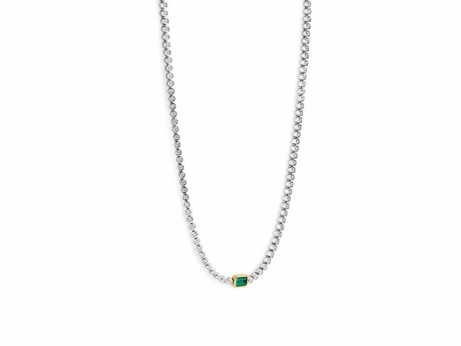 Ti Sento | Collier | Argent | Oxyde de Zirconium | Vert | 34053EM