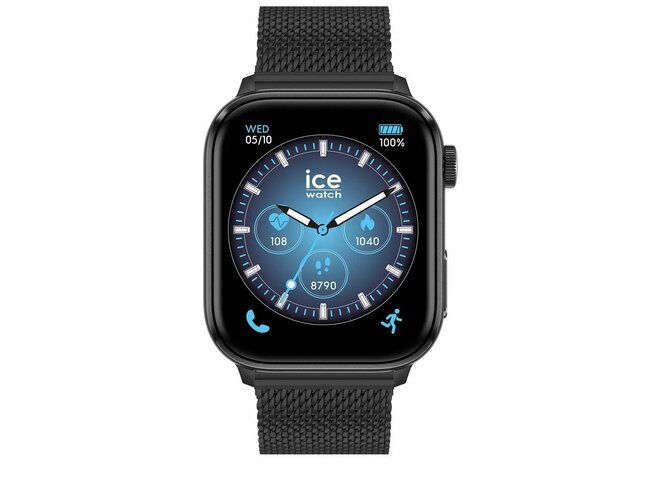 Ice-Watch | Ice Smart | 3.0 | Milanais Noir | 1.78 Amoled | GPS | 38x44mm | 024300