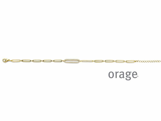 Orage | Bracelet | Plaqué Or | Oxyde de Zirconium | BA006