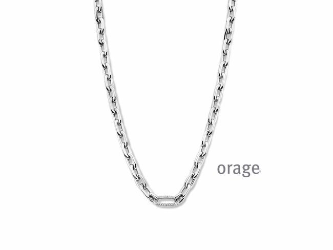 Orage | Collier | Argent | Oxyde de Zirconium | BA027