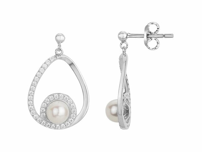 Loumya Silver | Boucles d'Oreilles | Argent | Perles | Oxyde de Zirconium | 70400592