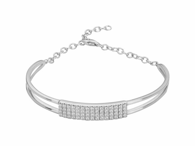 Loumya Silver | Bracelet | Esclave | Argent | Oxyde de Zirconium | 70300421