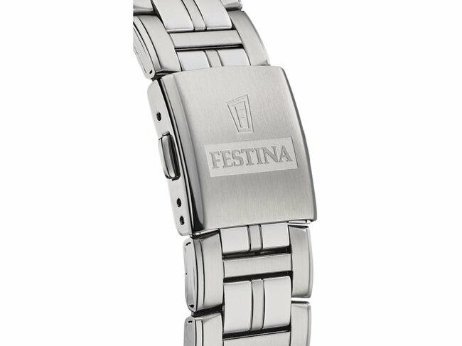 Festina | Homme | Quartz | Multifonction | Acier Inoxydable | ø43mm | Blanc |F20445/1
