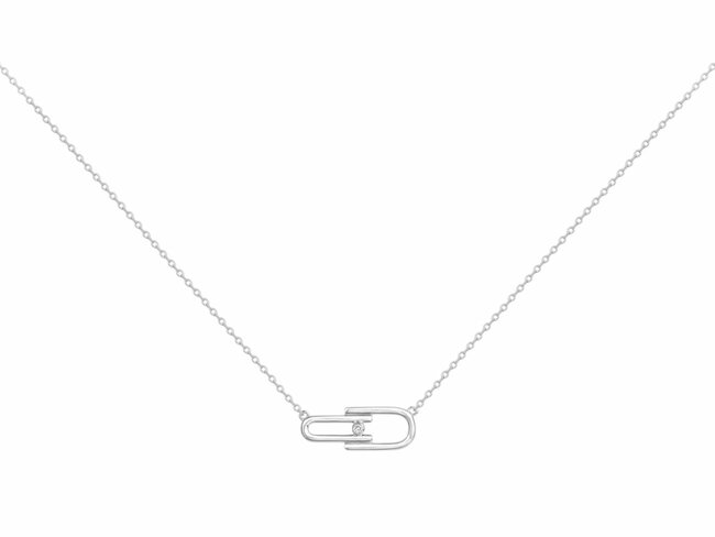 La Garçonne Diamant | Collier | Argent | Diamant 0.015ct | 20700017