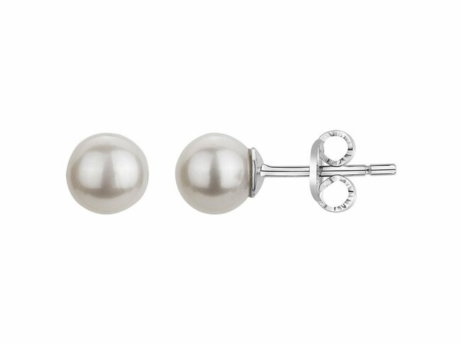 Loumya Silver | Boucles d'Oreilles | Argent | Perles d'Eau Douce |  6mm | 70400381