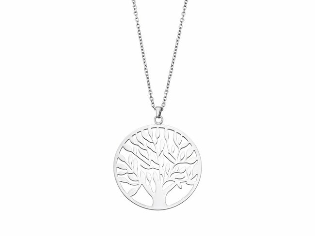 Lotus Style | Collier | Acier Inoxydable | Arbre de Vie | ø40mm | LS1898/1/1