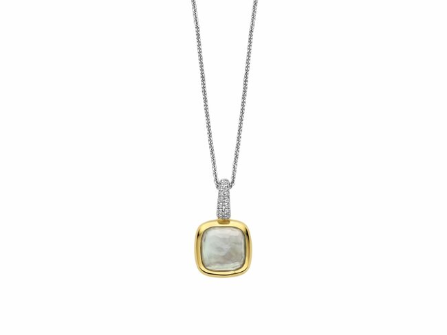 Ti Sento | Collier | Plaqué Or | Oxyde de Zirconium | 6829BL