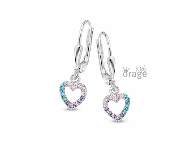Orage Kids | Boucles D'Oreilles | Argent | Coeur | O/4957/A Orage Kids | Boucles D'Oreilles | Argent | Coeur | O/4957/A