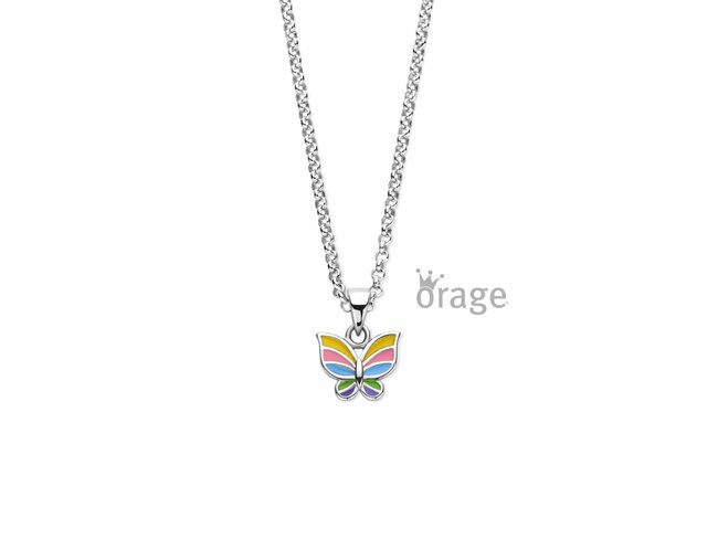 Orage Kids | Collier | Argent | Papillon | K/3386 Orage Kids | Collier | Argent | Papillon | K/3386