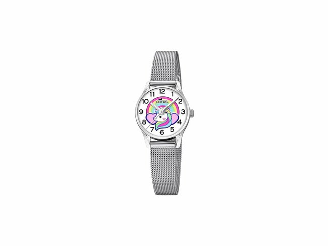 Lotus | Enfant | Quartz | Milanais Argenté | Licorne | ø23mm | 18571 Lotus | Enfant | Quartz | Milanais Argenté | Licorne | ø23mm | 18571