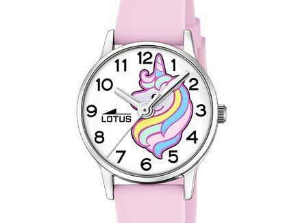 Lotus | Enfant | Quartz | Silicone Rose | Licorne | ø30mm | 19001/1 Lotus | Enfant | Quartz | Silicone Rose | Licorne | ø30mm | 19001/1