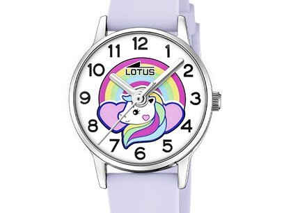 Lotus | Enfant |Quartz | Silicone Lilas | Licorne | ø30mm | 19001/4 Lotus | Enfant |Quartz | Silicone Lilas | Licorne | ø30mm | 19001/4