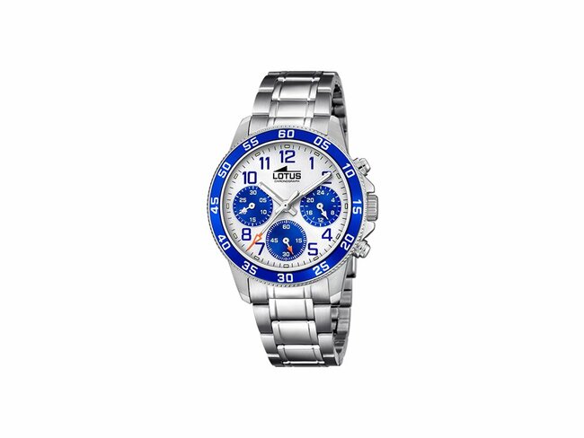 Lotus | Enfant | Quartz | Chrono | Acier Inoxydable | ø36mm | 18580/7 Lotus | Enfant | Quartz | Chrono | Acier Inoxydable | ø36mm | 18580/7