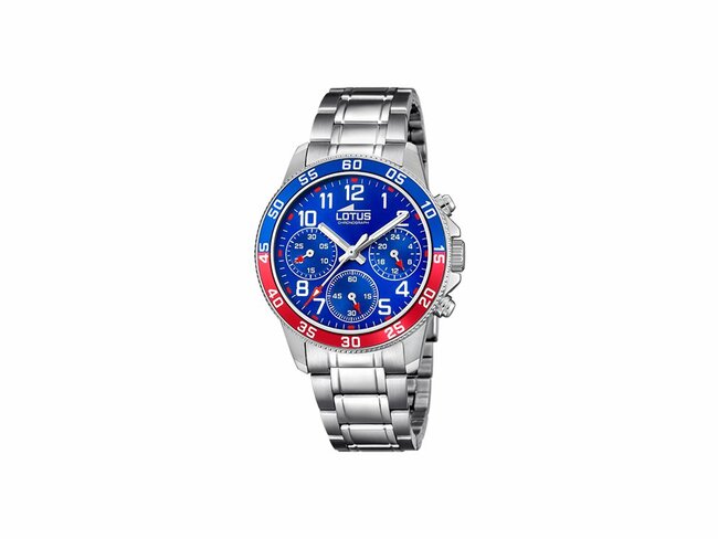 Lotus | Enfant | Quartz | Chrono | Acier Inoxydable | ø36mm | 18580/4 Lotus | Enfant | Quartz | Chrono | Acier Inoxydable | ø36mm | 18580/4