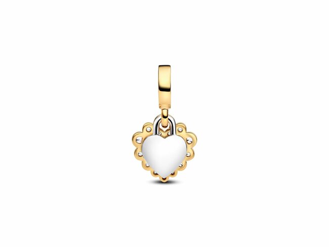Pandora | Charm | Double Coeur Scintillant | Doré | 763765C01 Pandora | Charm | Double Coeur Scintillant | Doré | 763765C01