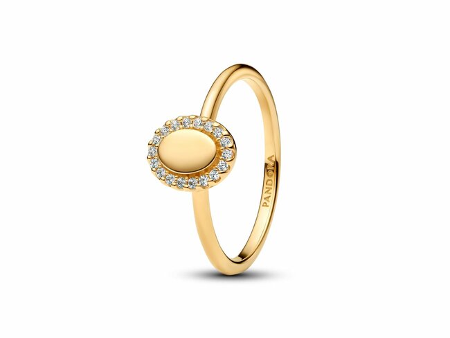 Pandora | Bague | Halo Ovale | Personnalisabble | 163800C01 Pandora | Bague | Halo Ovale | Personnalisabble | 163800C01