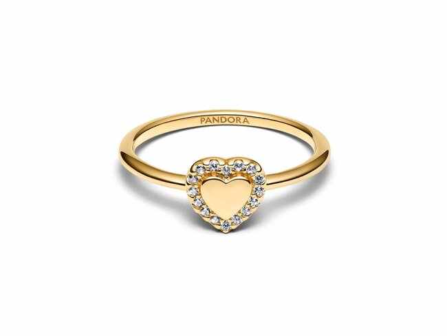 Pandora | Bague | Halo Coeur | Personnalisable | 163801C01 Pandora | Bague | Halo Coeur | Personnalisable | 163801C01