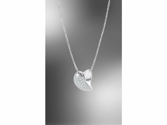 Lotus Silver | Collier | Argent | Oxyde de Zirconium | Coeur | LP3840-1/1 Lotus Silver | Collier | Argent | Oxyde de Zirconium | Coeur | LP3840-1/1