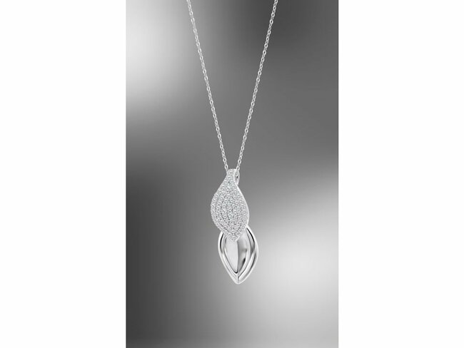 Lotus Silver | Collier | Argent | Oxyde de Zirconium | LP3843-1/1 Lotus Silver | Collier | Argent | Oxyde de Zirconium | LP3843-1/1