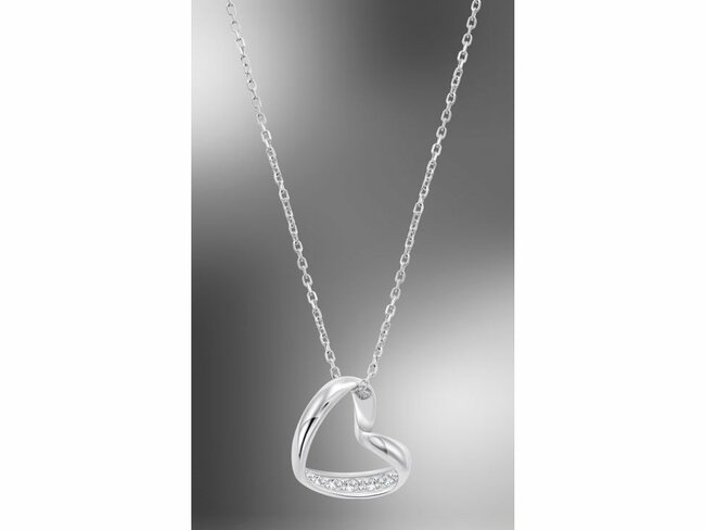 Lotus Silver | Collier | Argent | Oxyde de Zirconium | Coeur | LP3824-1/1 Lotus Silver | Collier | Argent | Oxyde de Zirconium | Coeur | LP3824-1/1