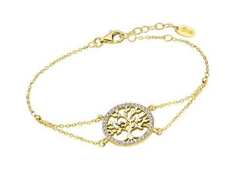 Lotus Silver | Bracelet | Plaqué Or | Oxyde de Zirconium | Arbre de Vie | LP1746-2/3 Lotus Silver | Bracelet | Plaqué Or | Oxyde de Zirconium | Arbre de Vie | LP1746-2/3