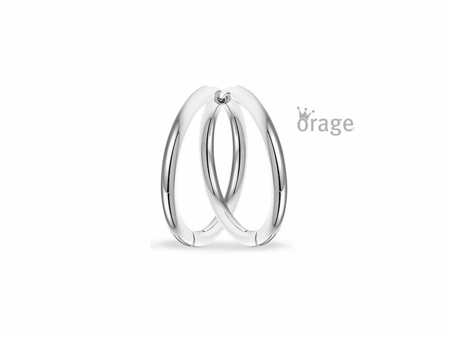 Orage | Boucles d'Oreilles | Créoles | Acier | ø20mm | K2830 Orage | Boucles d'Oreilles | Créoles | Acier | ø20mm | K2830