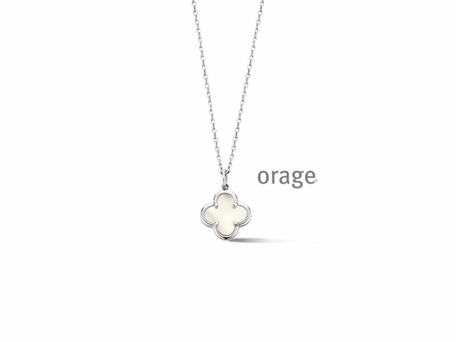 Orage | Collier | Argent | Trèfle Nacre | BA130 Orage | Collier | Argent | Trèfle Nacre | BA130