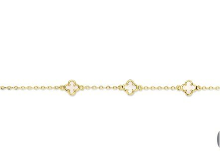 Orage | Bracelet | Plaqué Or | Trèfle Nacre | BA133 Orage | Bracelet | Plaqué Or | Trèfle Nacre | BA133