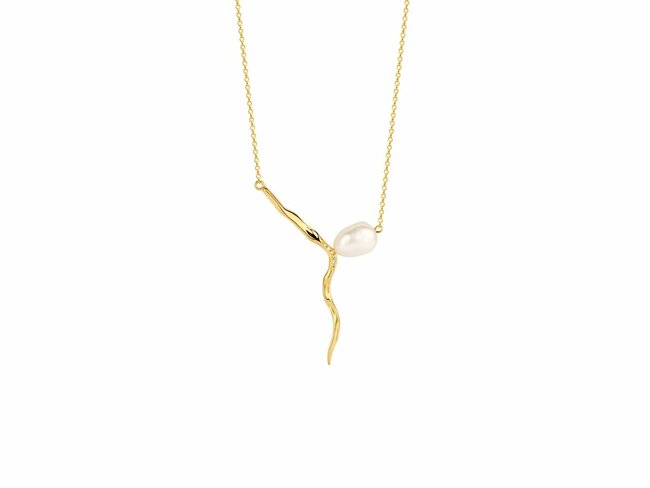 Diamanti Per Tutti | Collier | Plaqué Or | Perle | M1656 DO Diamanti Per Tutti | Collier | Plaqué Or | Perle | M1656 DO