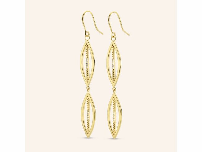 Diamanti Per Tutti | Boucles d'Oreilles | Plaqué Or | Diamants | M2401 DO Diamanti Per Tutti | Boucles d'Oreilles | Plaqué Or | Diamants | M2401 DO