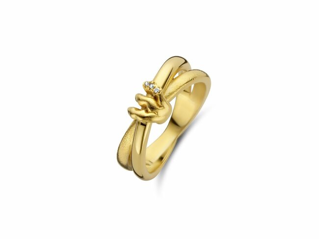Diamanti Per Tutti | Bague | Plaqué Or | Diamants | M1897 DO Diamanti Per Tutti | Bague | Plaqué Or | Diamants | M1897 DO