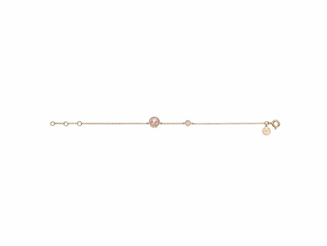 Diamanti Per Tutti | Bracelet | Plaqué Or Jaune | Diamants | Morganite Diamanti Per Tutti | Bracelet | Plaqué Or Jaune | Diamants | Morganite