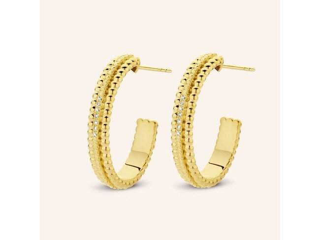 Diamanti Per Tutti | Boucles d'Oreilles | Plaqué Or | Diamants | M2453 DO Diamanti Per Tutti | Boucles d'Oreilles | Plaqué Or | Diamants | M2453 DO