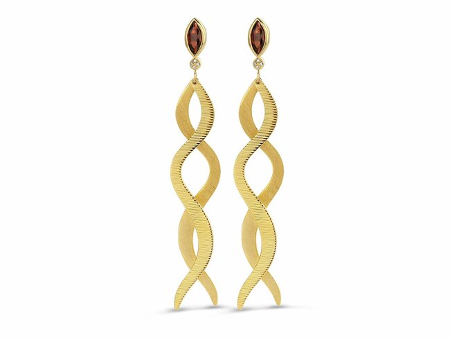 Diamanti Per Tutti | Boucles d'Oreilles | Plaqué Or jaune | M1759 DO Diamanti Per Tutti | Boucles d'Oreilles | Plaqué Or jaune | M1759 DO