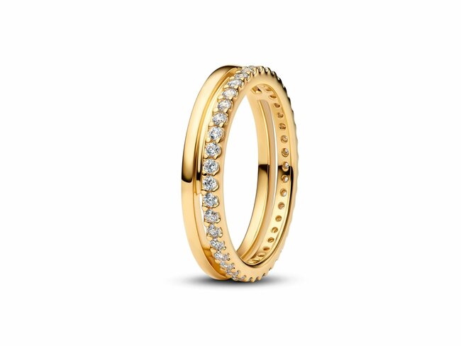 Pandora | Bague | Anneau Double | 163799C01 Pandora | Bague | Anneau Double | 163799C01