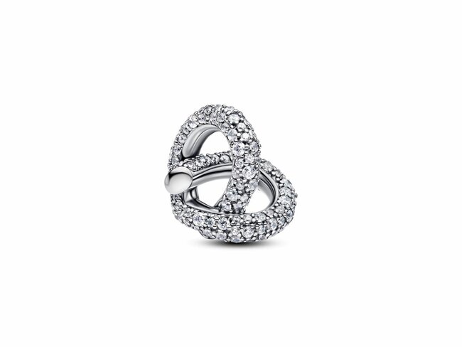 Pandora | Charm | Coeur Noeud de L'infini Pavé | 793771C01 Pandora | Charm | Coeur Noeud de L'infini Pavé | 793771C01